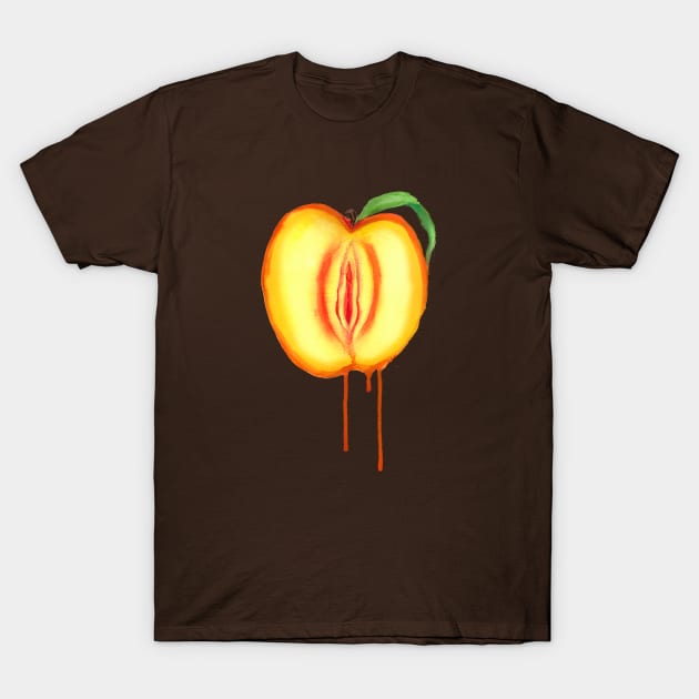 Sweet Peach T-Shirt by LVBart